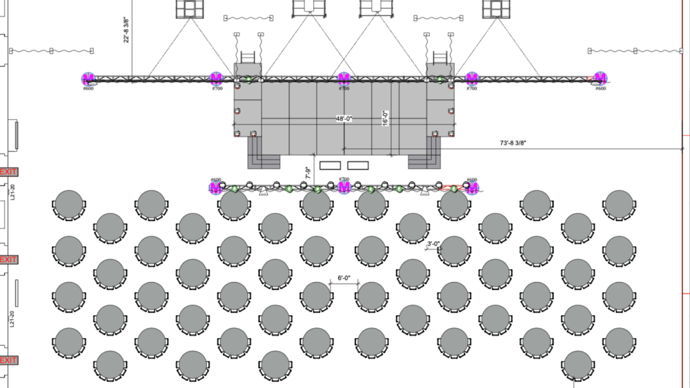 Seatiing layouts